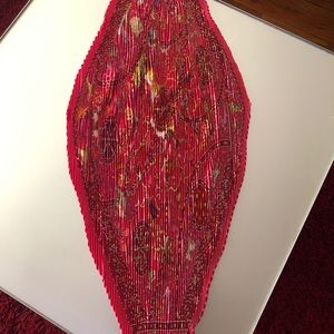 Hermès pleated silk scarf - brand new